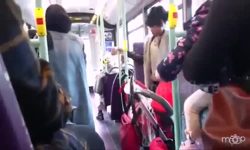 UNCENSORED VIDEO_ Black Woman's Racist Attack Rant Muslim On A London Bus ( RAW )