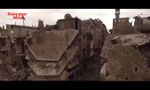 فيديو لمشاهد الدمار والهلاك الذي تسبب فيه القصف الروسي السوري لمدينة حمص تعرضه قناة TRT التركية.