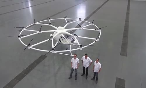 Volocopter VC200 First Flight  Electric helicopter of the future.