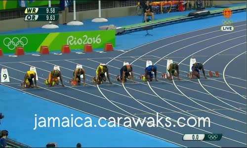  Usain Bolt wins Gold at the Olympics for the 3rd time consecutively in the Men's 100m video