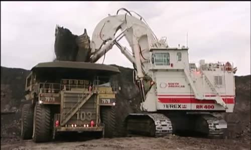 Terex RH400 اكبر مجرفة  هيدروليكية  في العالم 