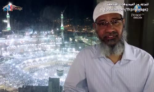 ‫هل الدكتور ذاكر يقول للمسلمين ان يكونوا ارهابيين ؟  - ذاكر نايك Zakir Naik‬‎ 