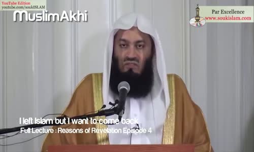 I Left Islam But I Want to Come Back _ Mufti Menk