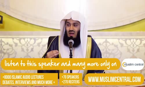 Become a Role Model for Your Child _ Mufti Menk