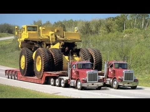 amazing roller loading truck biggest bulldozer transport 