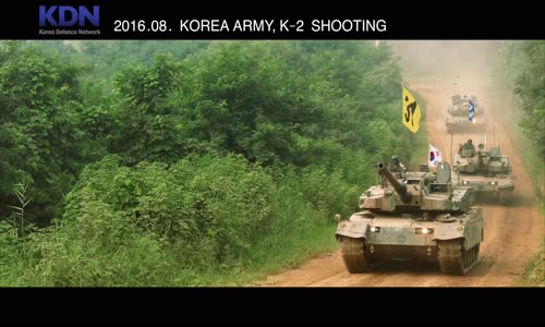 South Korean K-2 Black Panther MBT Live Firing 