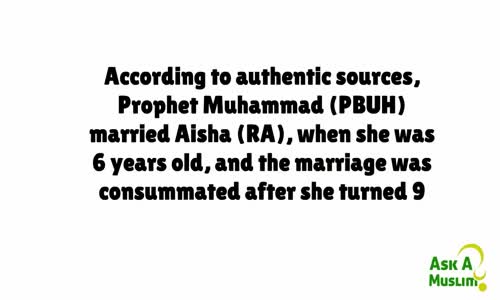 The Truth about Muhammad and Aisha  (pbuh)