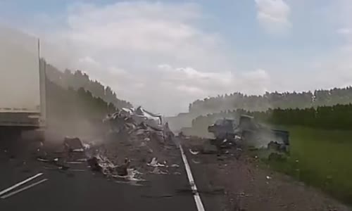 Deadly road accident in Russia 