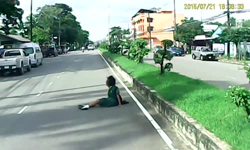 Pedestrian Crossings In Thailand 