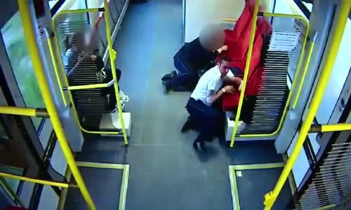 Train driver warns passengers before collision 