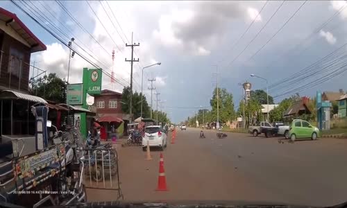 Terrible Bike Accident in Thailand 