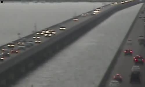 Pick up takes a plunge off the causeway 