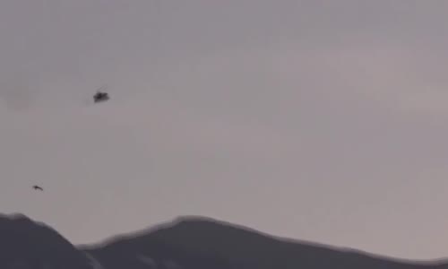 Kurdish PKK shooting down a Turkish army helicopter 