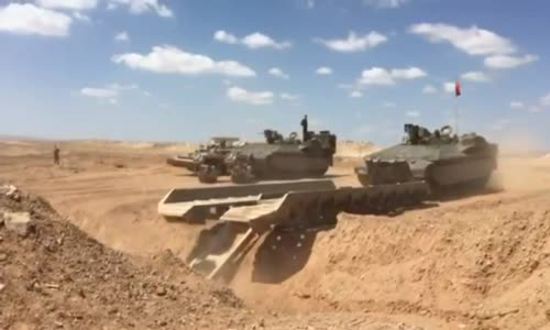 Namer Heavy Combat Engineering Vehicle Field Testing by Israeli Army 