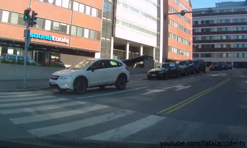 Did the Car Take Out the Cyclist or Was the Cyclist on the Sidewalk at Fault 