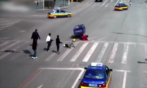 Get run over after running over 