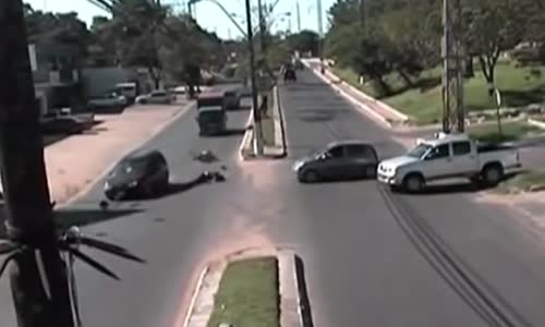 Biker hit and ran over 