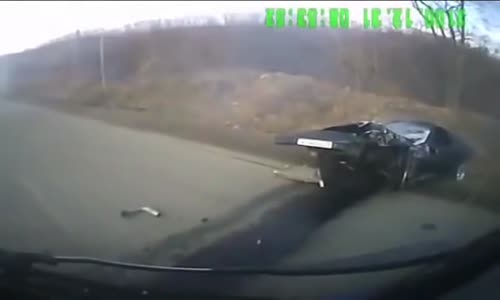 Speeding Supra Driver Crashes Into A Truck 