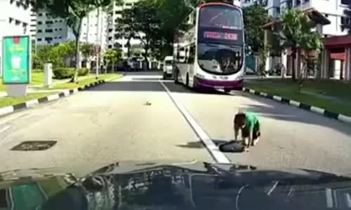 School kid hit by car miraculously unhurt 