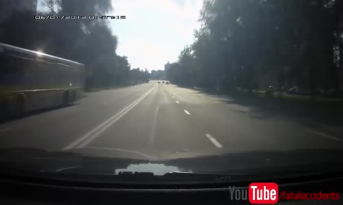 Guy tries to muscle into cammer's lane forgets just one thing... 