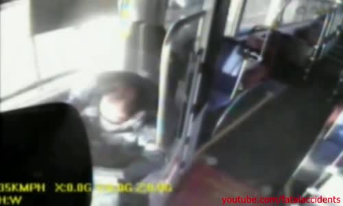 Bus driver high on drugs crashs bus after having a pipe while driving 