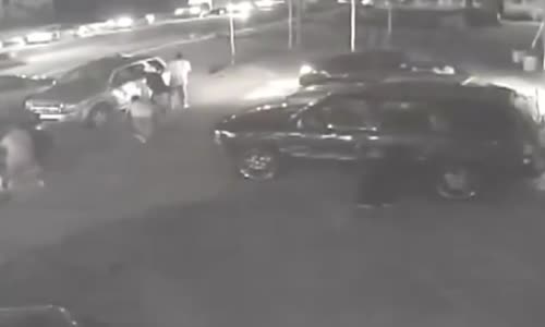 Gang Shootout at Parking Lot Caught on CCTV 