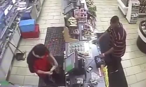 Thug Attacks_Robs Store Clerk 