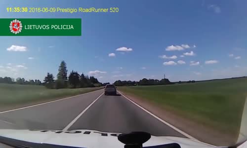 Police chase driver with James Bond tactics 