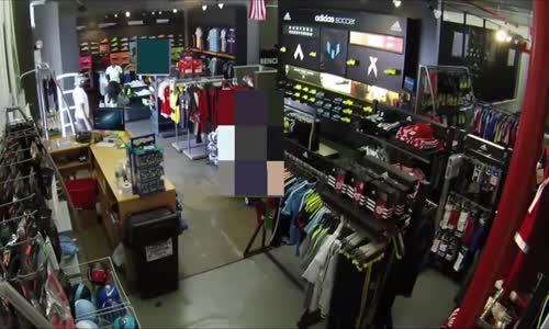 8 suspects shoplift clothing store in New York 