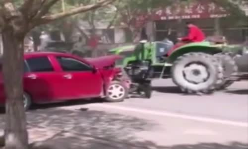 Farmer totalled illegally parked cars 