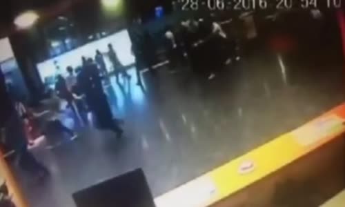 Istanbul Atatürk Airport attack footage compilation 