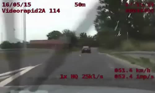 Police Chase BMW drug dealers in Poland 