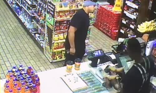 Customer Stays Cool During Armed Robbery 