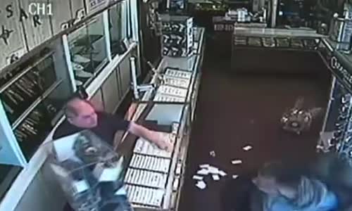 Jewelry Store Owner Fights Back Against Robber 