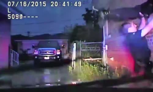 Dashcam Shows Cops Rescue Man From Burning Home 