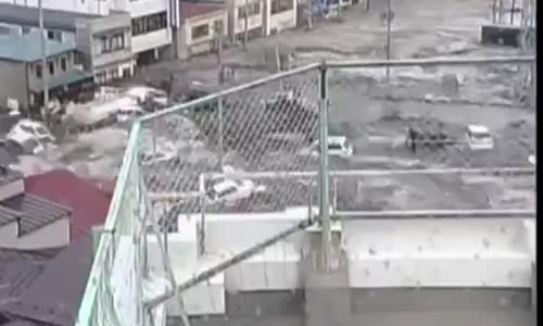 Japan Tsunami Caught On CCTV 