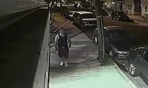 CCTV Captures Thug Beat & Rob Woman in Patterson NJ 