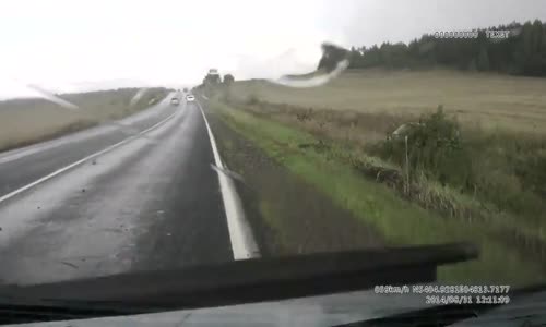 Insane driver hit & run 