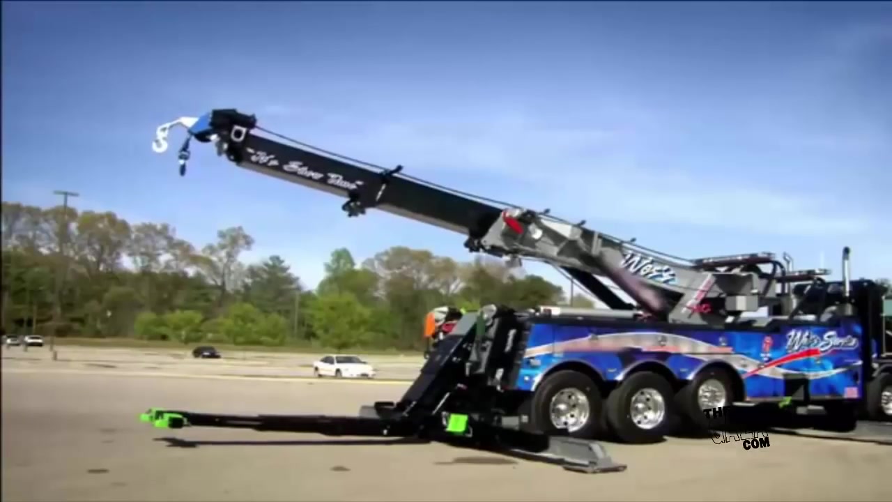 كيف صنع الرافعة اوالكرين Large Tow Trucks