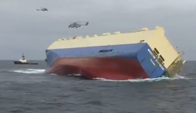 Drifting unmanned cargo ship set to hit French coast if final rescue bid fails