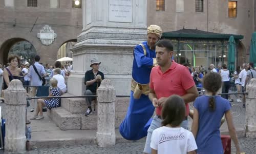 Genie Magic Lamp Levitation _ Street Performer