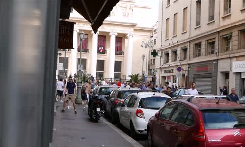 Hooligans à Marseille lors de leuro 2016