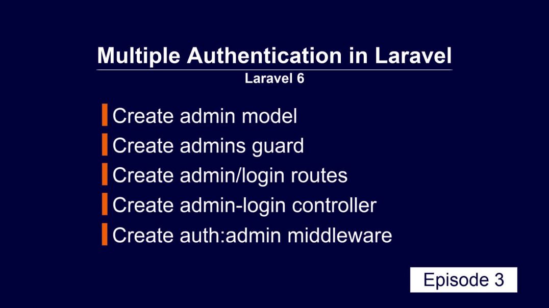 ⁣Multiple Authentication Laravel part 3