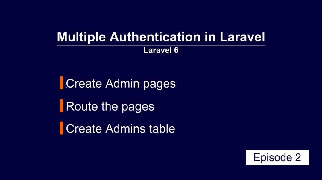 ⁣Multiple Authentication Laravel part 2