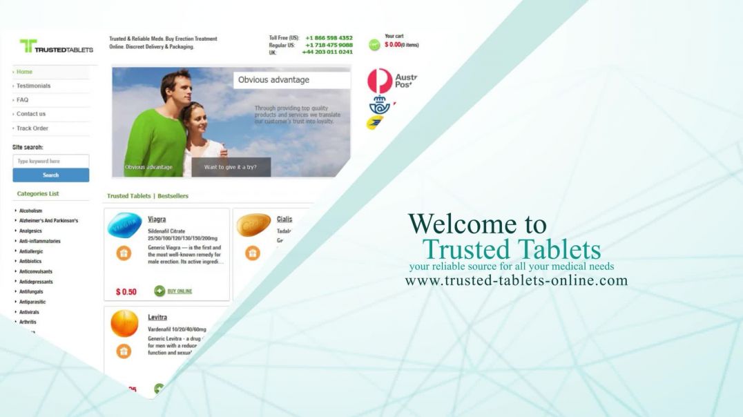 Trusted Tablets Your Trusted Online Medstore for Convenient and Reliable Erection Treatment