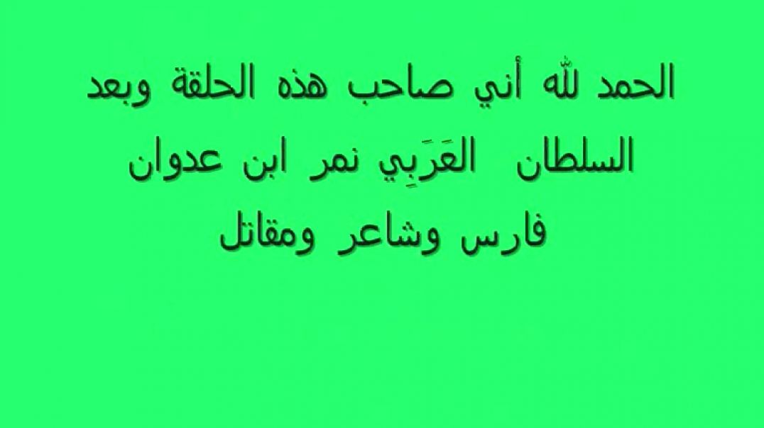 شرح مُعَيَن لقصائد للسلطان العربي نمر ابن عدوان مع مقدمة جزء 1