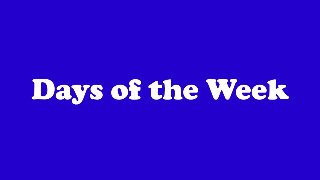 Days of the Week Song